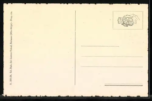 AK Collalbo, Hôtel Posta mit Kirche