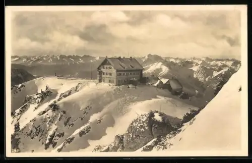 AK Rotwandhaus, Blick gegen Karwendel und Rofan