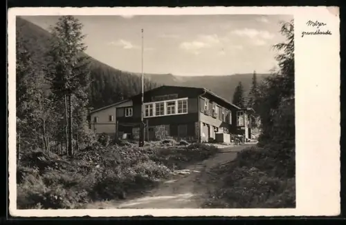 AK Riesengebirge, Melzergrundbaude