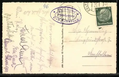 AK Winterleitenhütte, Berghütte mit Kreiskogel