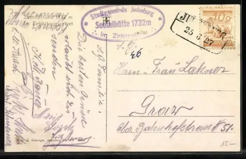 AK Seetalerhütte, Berghütte im Zirbitzkogelgebiet