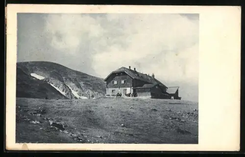 AK Karl Ludwighaus auf der Raxalpe, Berghütte des Oesterr. Touristenklub