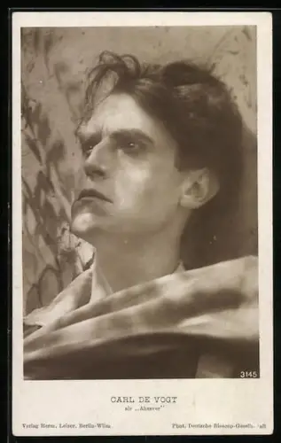 AK Schauspieler Carl de Vogt als Ahasver