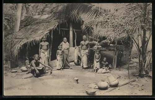 AK Sri Lanka, Native Hut, Eingeborenenhütte