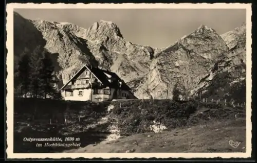 AK Ostpreussenhütte im Hochköniggebiet