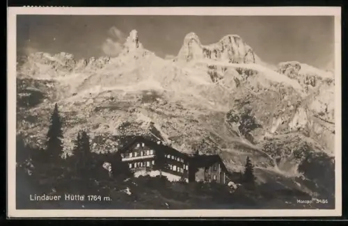 AK Lindauer Hütte, Berghütte mit Gipfeln