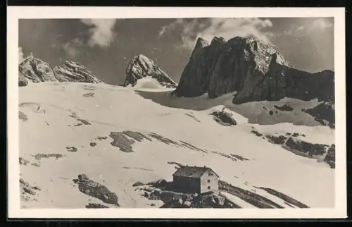 AK Adamek-Hütte, Berghütte am grossen Gosaugletscher