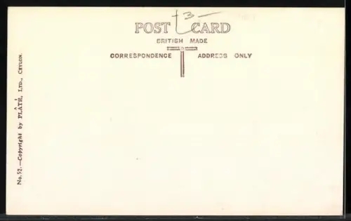 AK Ceylon, Carting Tea from Factory, Tee-Plantage