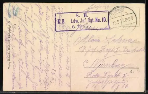 AK Neugut, Soldaten auf dem Krongut