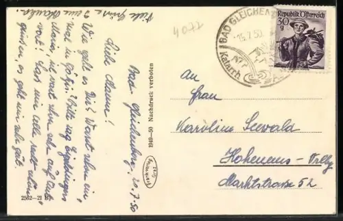 AK Bad Gleichenberg, Hotel Mailand