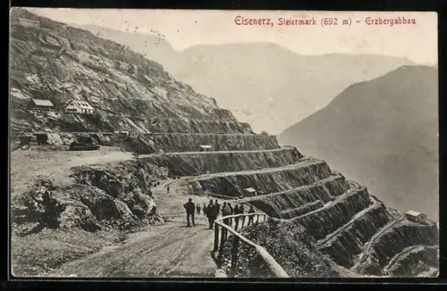 AK Eisenerz, Partie beim Erzbergabbau
