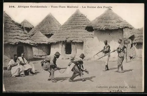 AK Haute-Guinée, Tam-tam, La danse des fusils