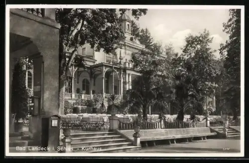 AK Bad Landeck, Blick auf das Kurhaus