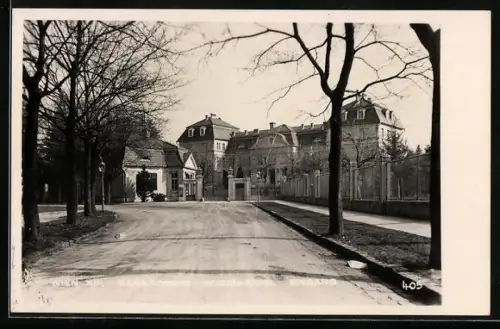 AK Wien, Sanatorium Rosenhügel, Eingang