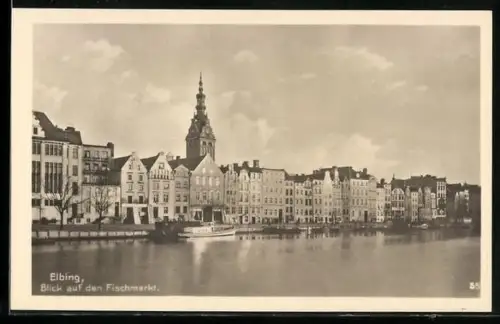 AK Elbing, Blick auf den Fischmarkt