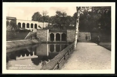 AK Königsberg, Kaskaden am Schlossteich