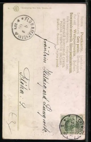 AK Komponist Chopin im Anzug