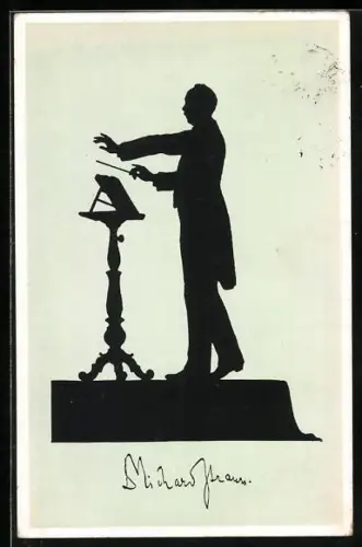 AK Schattenbild, Dirigent Richard Strauss