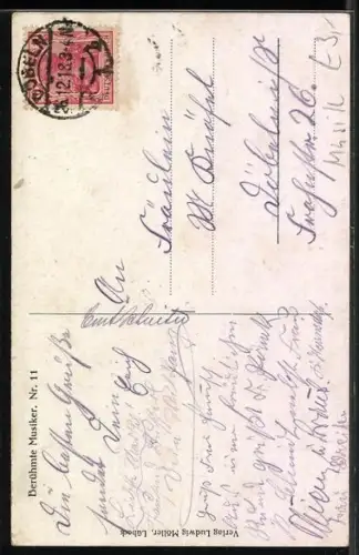 AK Schattenbild, Dirigent Richard Strauss