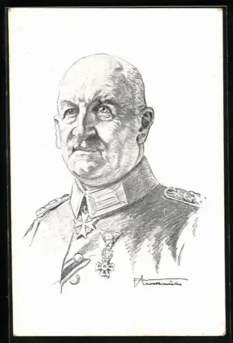 AK Portrait von General von Linsingen