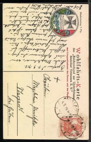 AK General von Beseler, Portrait mit Pour le Mérite