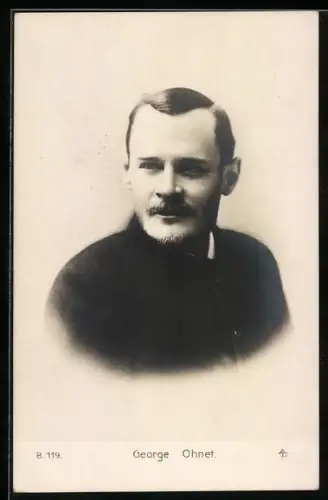 AK Portrait des Schriftstellers George Ohnet