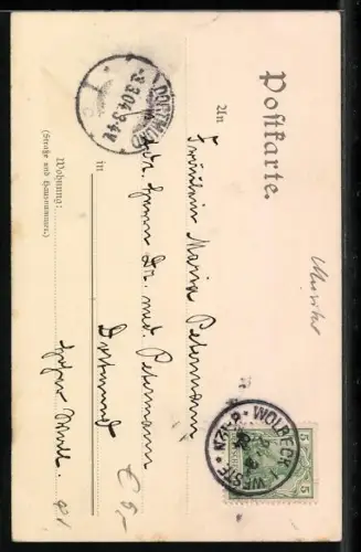 AK Wolfang Amadeus Mozart im Portrait