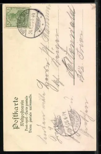 AK Fischer beim Salmfang vor dem Loreley-Felsen