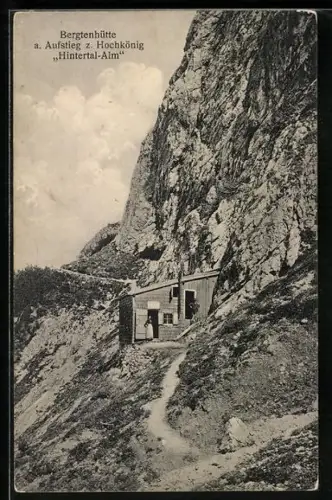 AK Bergtenhütte, Hütte mit Aufstieg zum Hochkönig