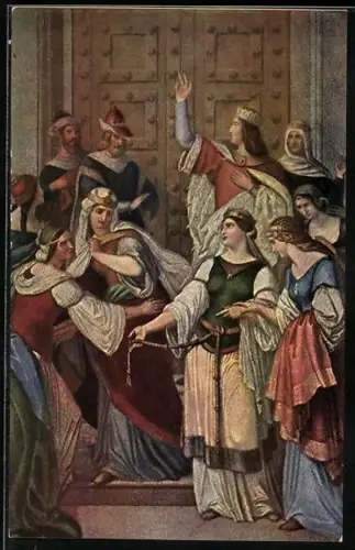 AK Nibelungen-Saga, Streit der Königinnen vor dem Münster