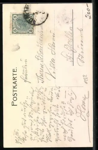 AK Admont, Ortsansicht mit Hexenturm, Totalansicht