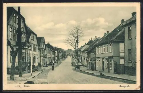 AK Elze /Hann., Partie in der Hauptstrasse