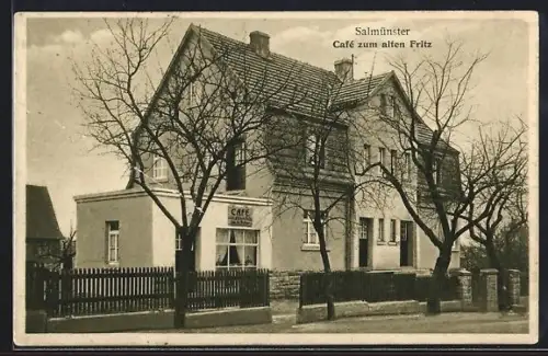 AK Salmünster, Cafe zum alten Fritz, Inh. Fritz Scherz