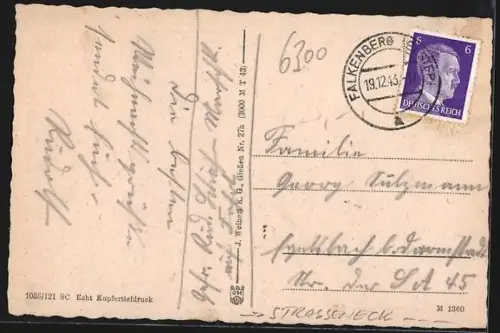 AK Giessen, Strasseneck Neuenweg und Neuen Bäue