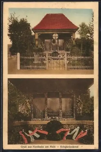 AK Nordheim am Main, Kriegerdenkmal im Ort