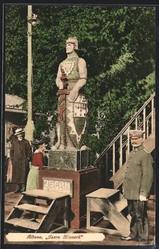 AK Hamburg-Altona, Isern Hinnern, Nagelung