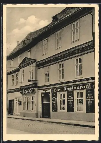 AK Höxter a. d. Weser, Hotel Corveyer Hof, Inh. G. Sillis