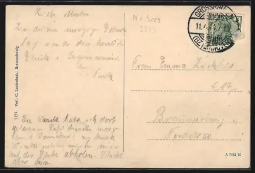 AK Kl. Rhüden, Gasthof zum Deutschen Kaiser, H. W. L. Hasserodt