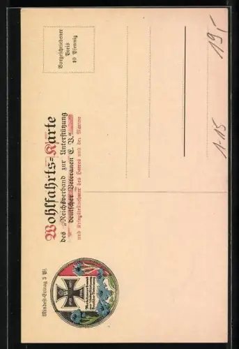 AK Bernhard Herzog von Sachsen-Meiningen in Uniform mit Pickelhaube und Mantel