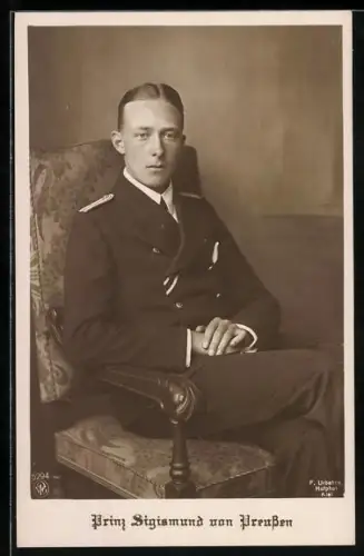 AK Prinz Sigismund von Preussen in Marineuniform