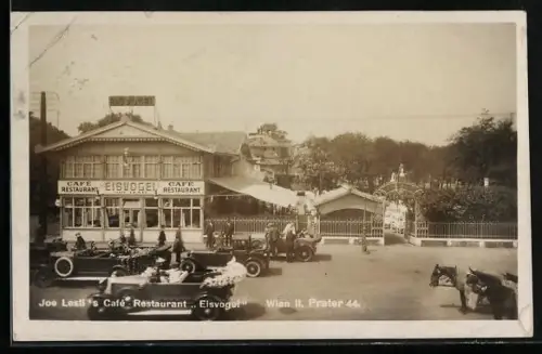 AK Wien, Prater, Joe Lestl`s Café-Restaurant Eisvogel