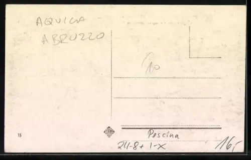 AK Pescina, Dopo il terremoto del 13 Gennaio 1915, Borgo nuovo e cadaveri dissepolti