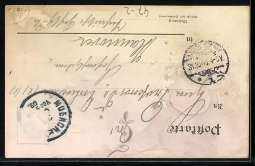 AK München, Studentenwappen der Burschenschaft A. Ph. V.