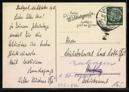 AK Stuttgart, Studentenwappen, Akademisch-Wissenschaftl. Verbindung Makaria