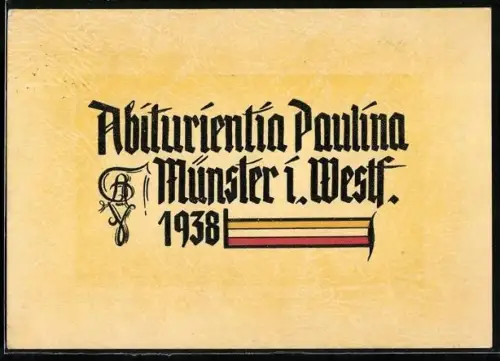 AK Münster i. Westf., Abiturentia Paulina 1938, Absolvia