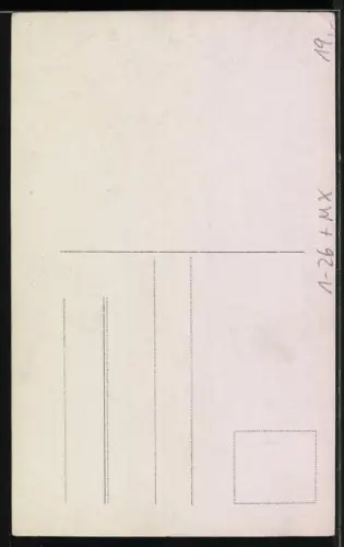 AK Kaiserin Charlotte in ovalem Passepartout