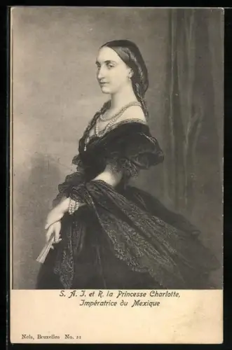 AK Prinzessin Charlotte, Kaiserin von Mexico