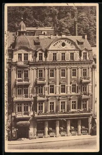 AK Karlsbad, Hotel Post