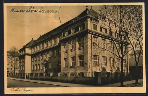 AK Fürth i. Bayern, Städtische Realschule, Interims-Kaserne