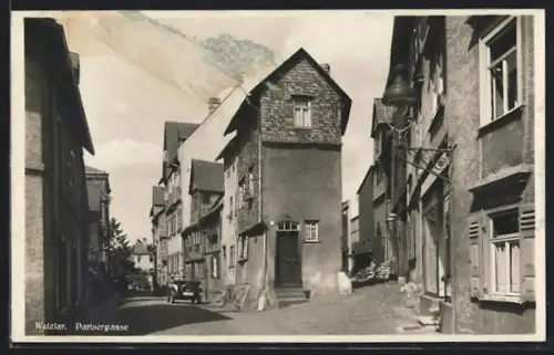 AK Wetzlar, Strasseneck Parisergasse